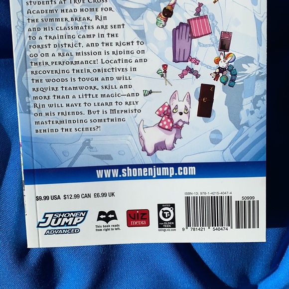 Anime Comic Blue Exorcist Volume 4 By Kazue Kato Funimation ExcellentCondition - Picture 8 of 11